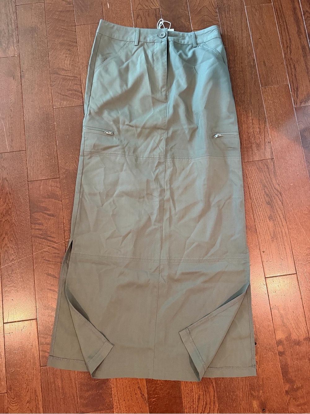 NWT Women's Utility Cargo Army Green Pencil Skirt - Lightweight Outdoor